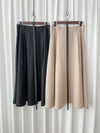 Belt Skirt 簡潔腰帶修腰大A字裙（附送腰帶）/ SK8911
