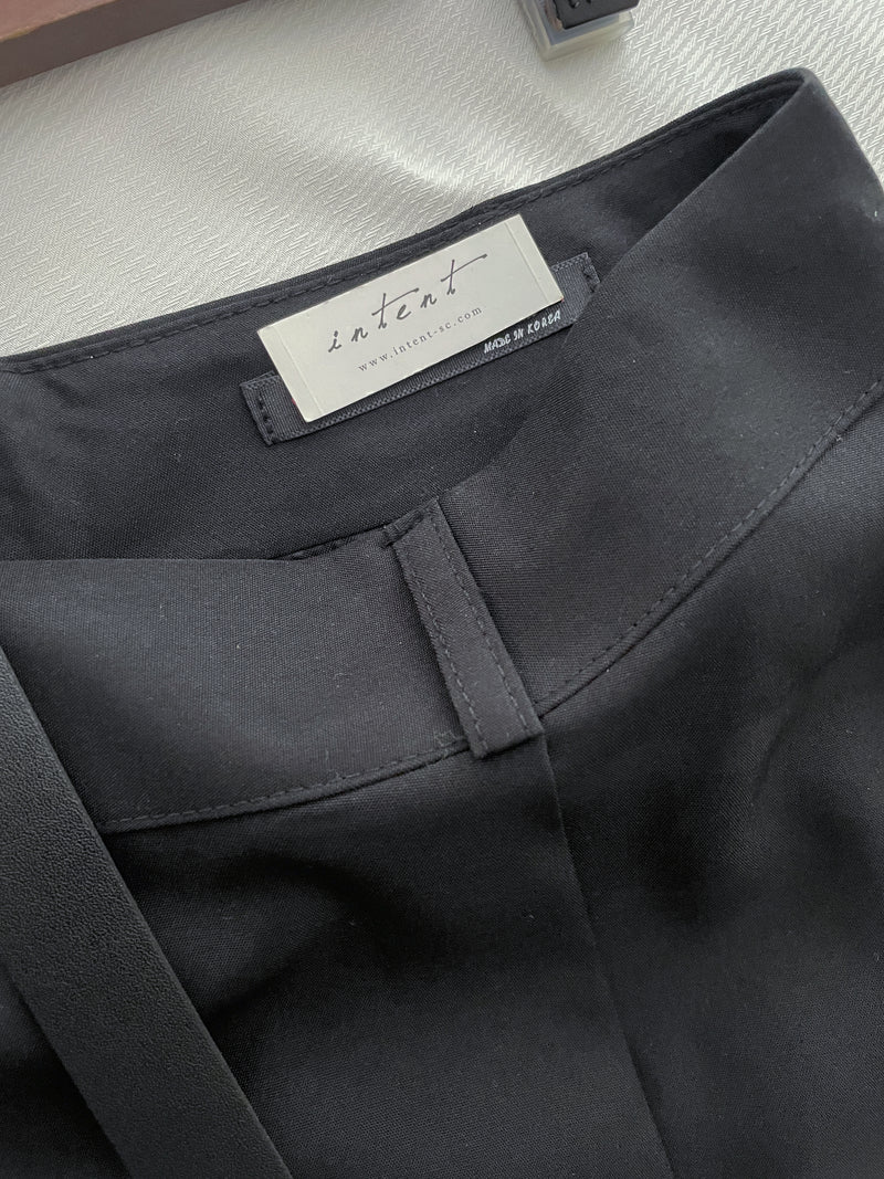 Belt Skirt 簡潔腰帶修腰大A字裙（附送腰帶）/ SK8911