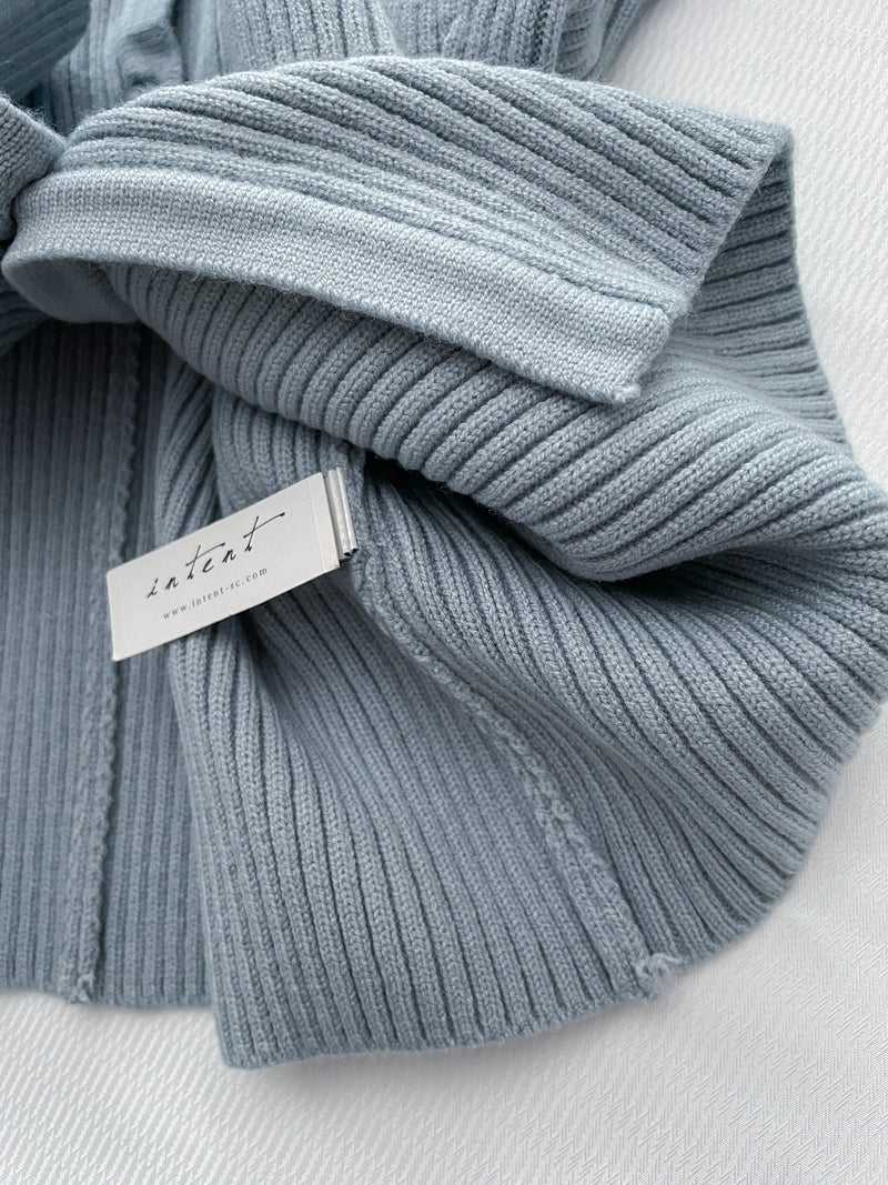 V Collar Knit 雙面V領顯瘦微修腰針織衫/ TP9191