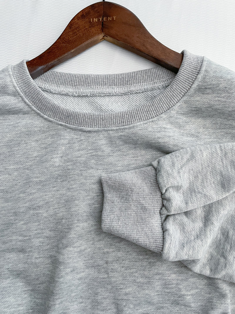 Sweater Elegant OPS 假兩件衛衣X傘裙設計連身裙/ DS1006