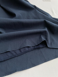 Moonlight Navy Dress 特色鈕扣設計修腰連身裙/ DS1008