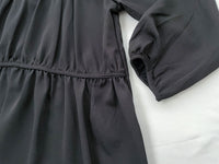 Ribbon Dress 蝴蝶綁帶設計隨性膝上連身裙/ DS1013