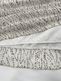 Firework Dress 花火線條雪紡金鈕扣連身裙/ DS1016