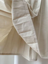 Stripe Dress Set 法式舒適防毛彈性線料外套及百褶連身裙/ SE8092 （pre-order)