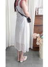 Vest Lace Dress 修身顯瘦蕾絲方領背心裙/ DS9946 (pre-order white)