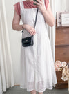 Vest Lace Dress 修身顯瘦蕾絲方領背心裙/ DS9946 (pre-order white)