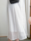 Vest Lace Dress 修身顯瘦蕾絲方領背心裙/ DS9946 (pre-order white)
