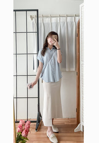 (含VIDEO介紹 📽️)全彈性修身開叉修身裙, Skirt/ SK8826 (black sold out)