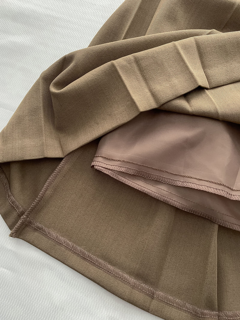 Pleated Skirt 細緻車褶舒適百褶裙/ SK8915 （pre-order 11月24截單)