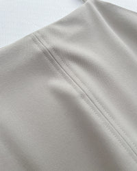 Vest Dress 可拆式腰帶中車線平領吊帶連身裙/ DS1017 (pre-order ivory 11月24截單)