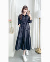 Charlotte Dress 一物兩用可綁腰口袋恤衫裙/ DS1019 (pre-order 11月24截單)