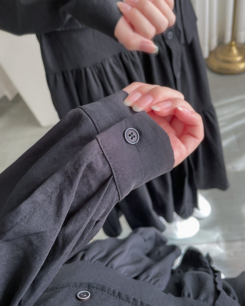 Charlotte Dress 一物兩用可綁腰口袋恤衫裙/ DS1019 (pre-order 11月24截單)