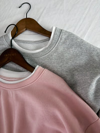 Collar Pullover 仿雙層領口設計舒適衛衣/ TP9203