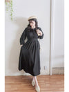 Checked Fabric Dress 日常防皺格紋顯瘦腰封口袋傘裙/ DS9823 (pre-order 3月5截單)
