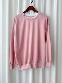 Collar Pullover 仿雙層領口設計舒適衛衣/ TP9203