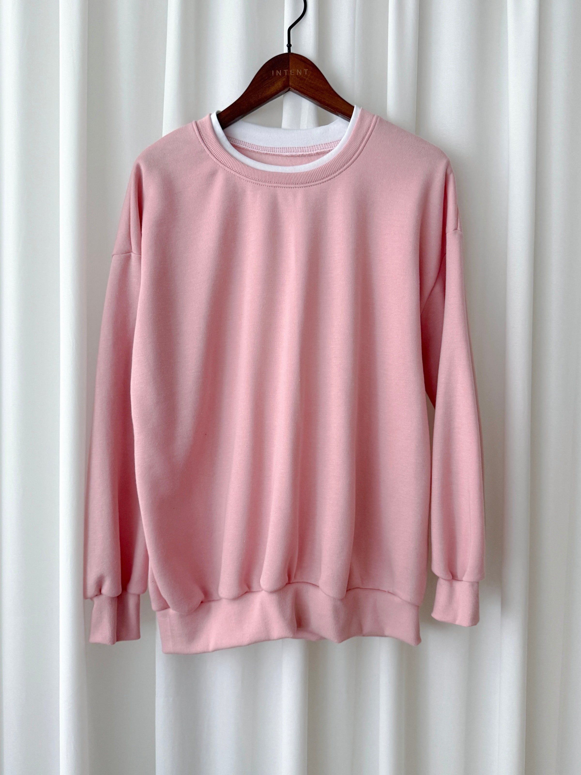 Collar Pullover 仿雙層領口設計舒適衛衣/ TP9203