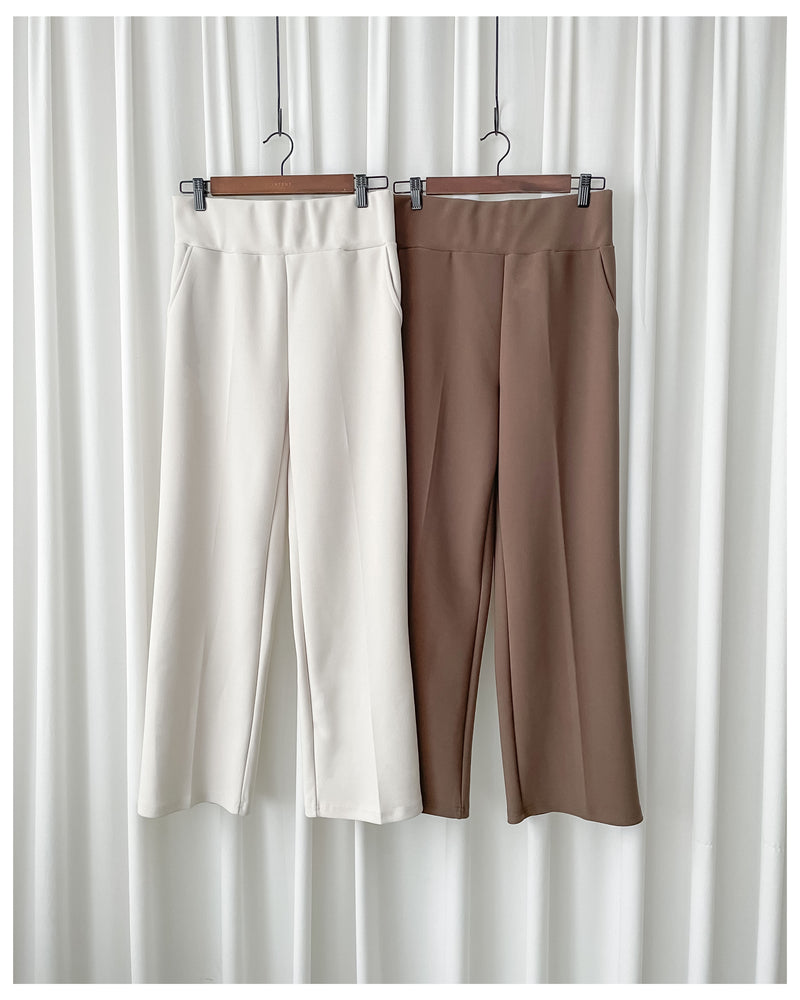 ✨全彈性 Straight Pants 百搭顯瘦高腰西褲/ PT8472