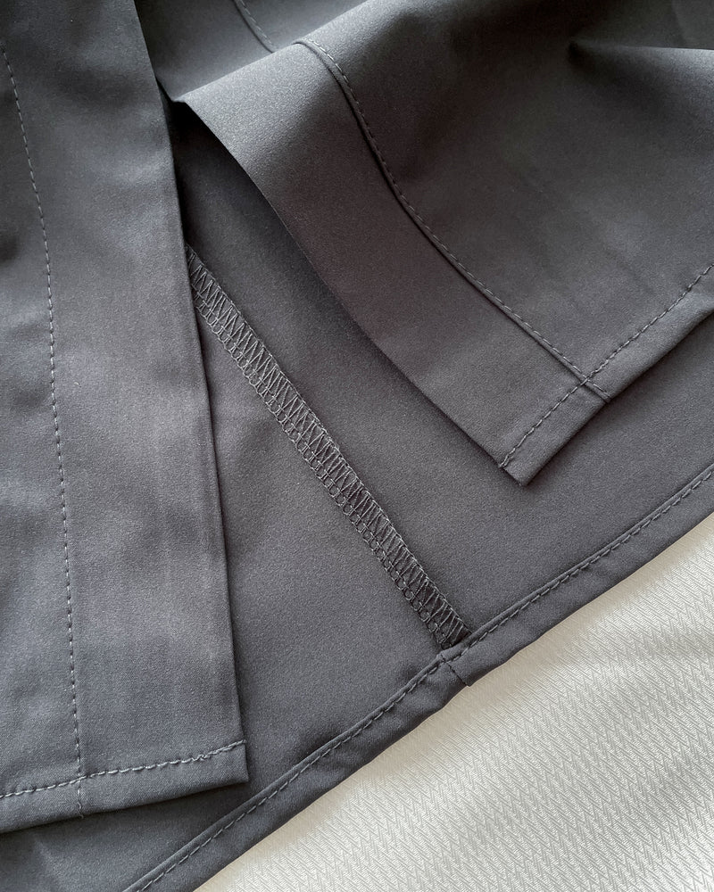 Zipping Dress 無肩線全拉鍊束腰連身裙或外套/ DS1022