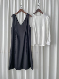 V Vest Set V領背心洋裝內搭上衣套裝 / SE8094 (pre-order 11月24截單)