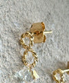 Infinity Crystal cube, Earrings/ ER832