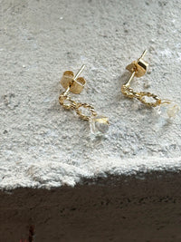Infinity Crystal cube, Earrings/ ER832