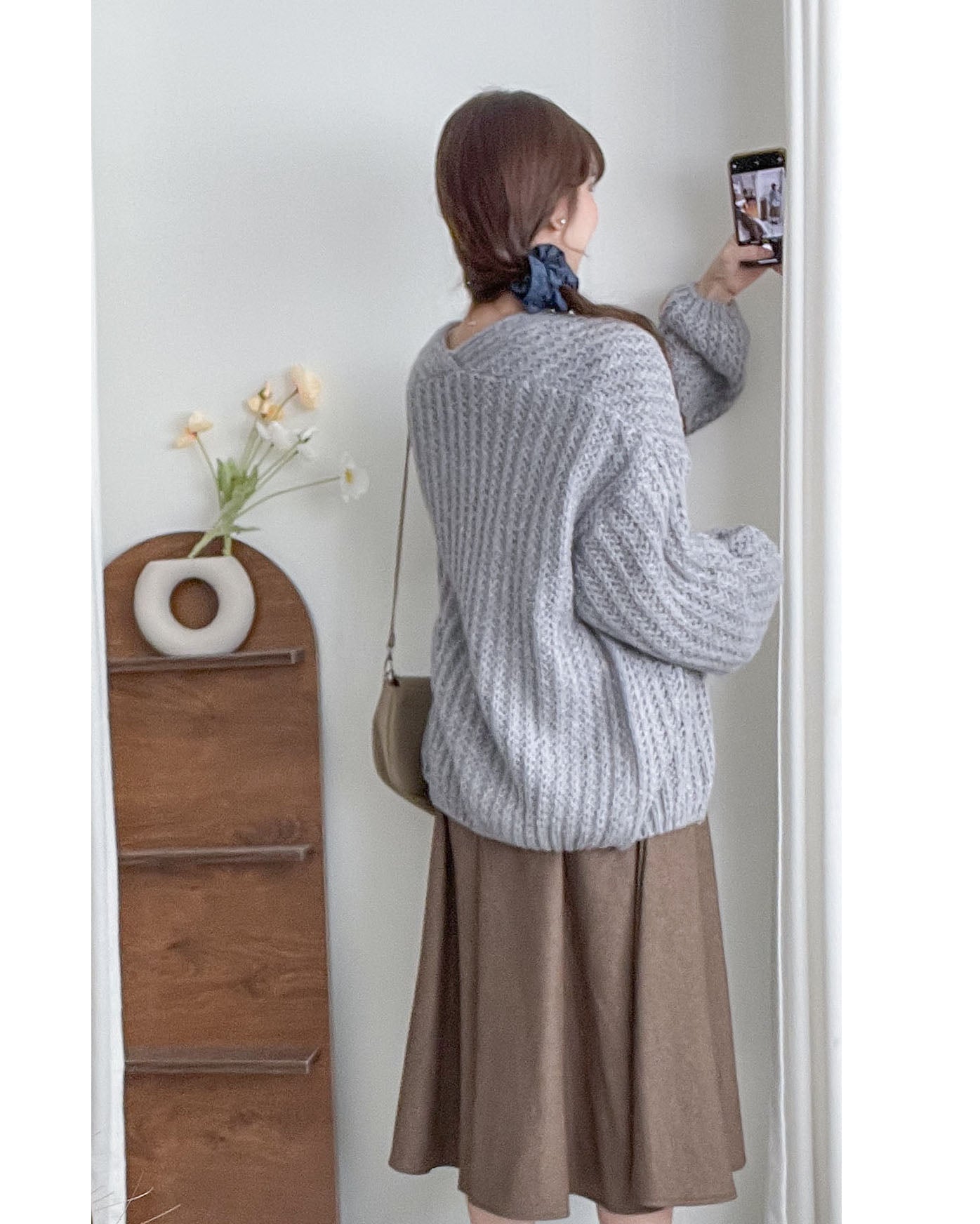 Knit Cardigan 百搭垂感織紋輕便外套/ CD8153