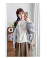 Knit Cardigan 百搭垂感織紋輕便外套/ CD8153