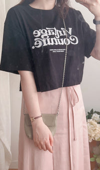 Denim Style 後橡筋前蝴蝶裝飾牛仔棉半裙, Dress/ SK8834 (pink sold out)