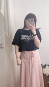Denim Style 後橡筋前蝴蝶裝飾牛仔棉半裙, Dress/ SK8834 (pink sold out)