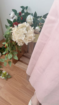 Denim Style 後橡筋前蝴蝶裝飾牛仔棉半裙, Dress/ SK8834 (pink sold out)