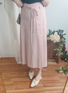 Denim Style 後橡筋前蝴蝶裝飾牛仔棉半裙, Dress/ SK8834 (pink sold out)