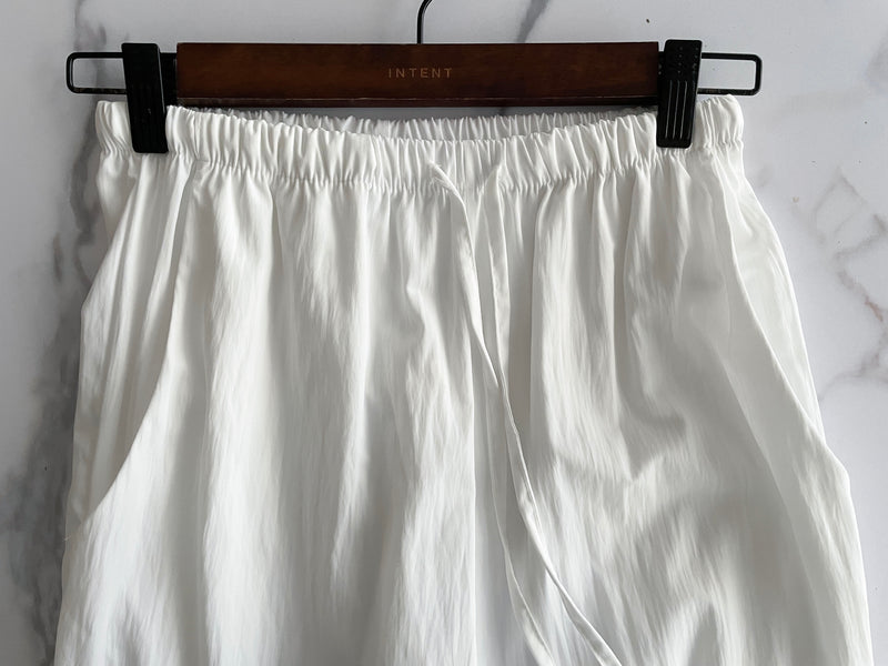 （CP值$239夏日顯瘦闊褲) 百搭全橡筋口袋直闊腳褲, Pants/ PT8431