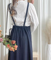 Lace Blouse 通花花邊直條紋橡筋衣尾上衣/ BU9083