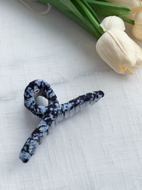 Floral Fabric Wrap Clip/ HA8127