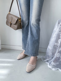 Slim Stretch Flared Jeans 高彈力顯瘦微喇叭牛仔褲/  PT8476