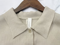 [ 限時重開訂購🕣 ] Casual Elegant 防皺舒適棉質軟領口恤衫連身裙, Dress/ DS9609