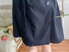 Trench 方領風衣雙排鈕雲石腰帶連身裙, Dress/ DS9333 （navy sold out)