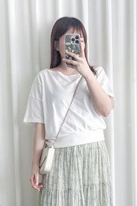 Collar Ease Tee 不經意的氣質短袖上衣/ TP9175