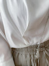 !穿上氣質! Collar 垂領口實色雪紡上衣, Blouse/ BU9000 (orchid sold out)