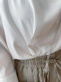 !穿上氣質! Collar 垂領口實色雪紡上衣, Blouse/ BU9000 (orchid sold out)