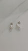 Two way Pearl&crystal, Earrings/ ER8334