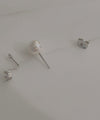 Two way Pearl&crystal, Earrings/ ER8334