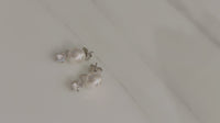Two way Pearl&crystal, Earrings/ ER8334
