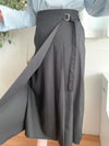 Side Pleated 側釦設計不規則半身裙, Skirt/ SK8797