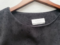 Charcoal Pocket Dress 左右修腰大口袋燈芯絨連身裙/ DS9784