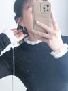 (售完即止) Heart Drop Pearl earrings/ ER8327