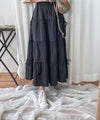Ribbon 全橡筋腰浪漫傘形蝴蝶裝飾半裙, Skirt/ SK8838 (white soldout)