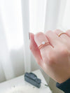 (售完即止) s925 純銀玫瑰金gemstone戒指, Rings/ RN8058