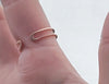 (售完即止) s925 純銀玫瑰金gemstone戒指, Rings/ RN8058