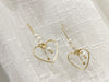 (售完即止) Heart Drop Pearl earrings/ ER8327